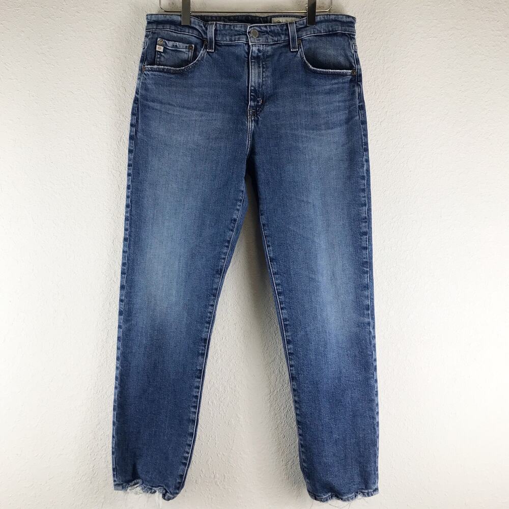 Adriano Goldschmied Ex-Boyfriend Slouchy Slim Mid Rise Tapered Denim Jeans 30